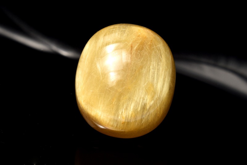 1点物】濃密内包 ゴールドタイチンルチルクォーツ 19x17mm