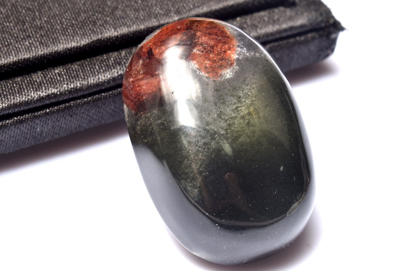 1点物】庭園水晶 グリーンファントムクォーツ 31x21mm オーバル