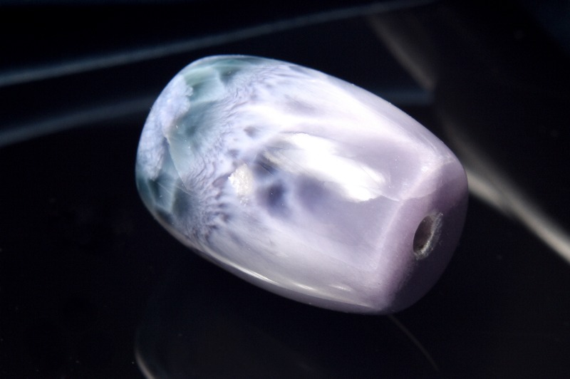 1点物】高品質◇激レア天然カラー！ パープルラリマー 20x14mm