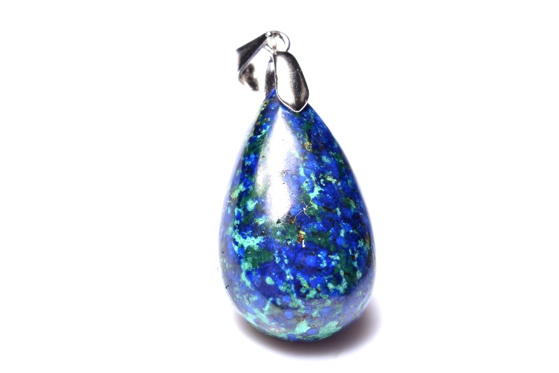 1点物】Silver925◇高発色 アズライトマラカイト 23x14mm