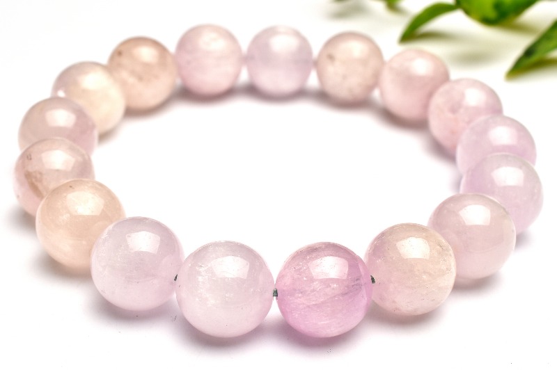 1点物】キャッツアイ効果 クンツァイト 11.5mm ブレスレット