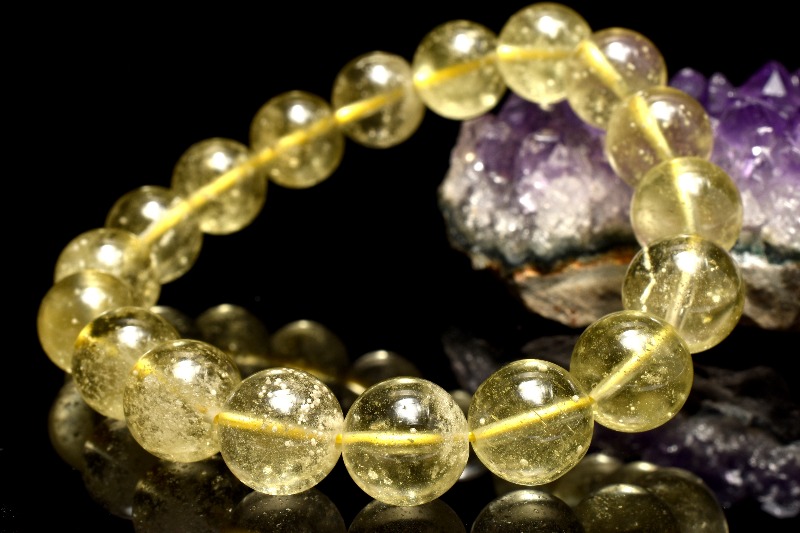 1点物】AAA☆クリストバライト内包 リビアングラス 10.5mm