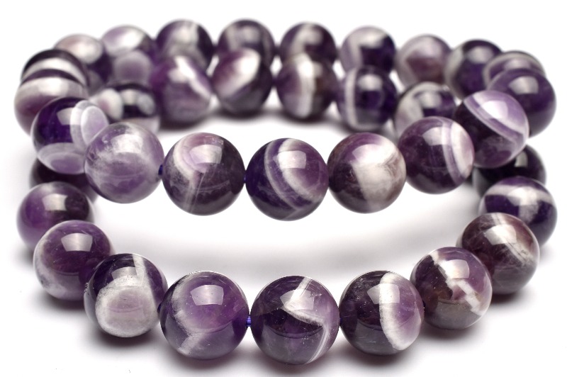 高発色 ケープアメジスト 10mm ブレスレット 1個売り _BG6059-10