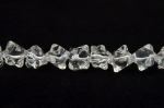 水晶 スター ダイスカット 8mm １連（約38cm）_R1859-8