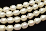 淡水真珠パール ライス ホワイト 11〜12mm １連（約35cm）_R1922-11