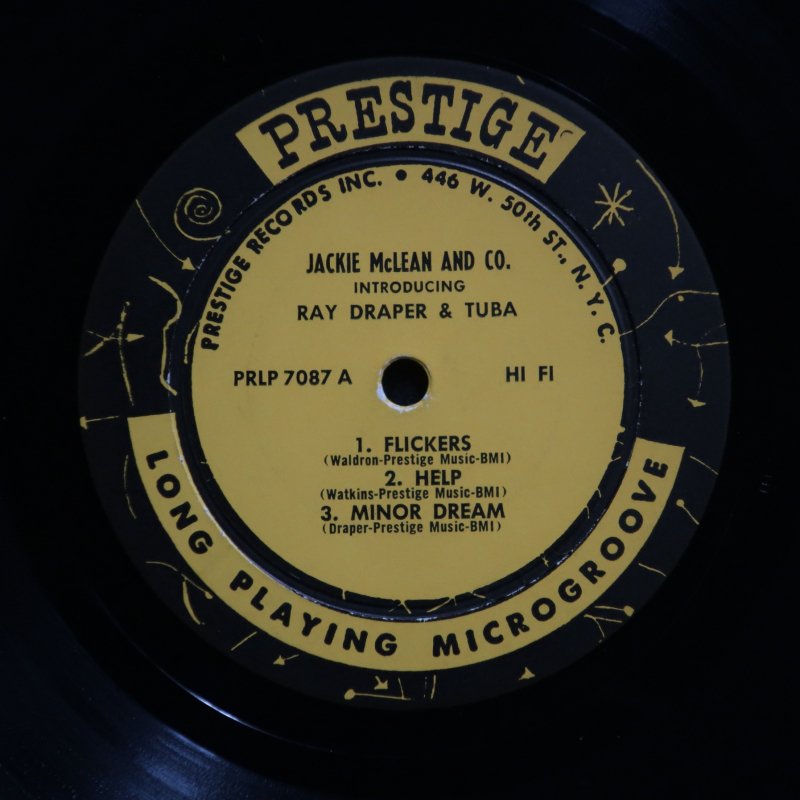 JACKIE McLEAN オリジナル PRESTIGE ”& CO.” - VINYLPLANET