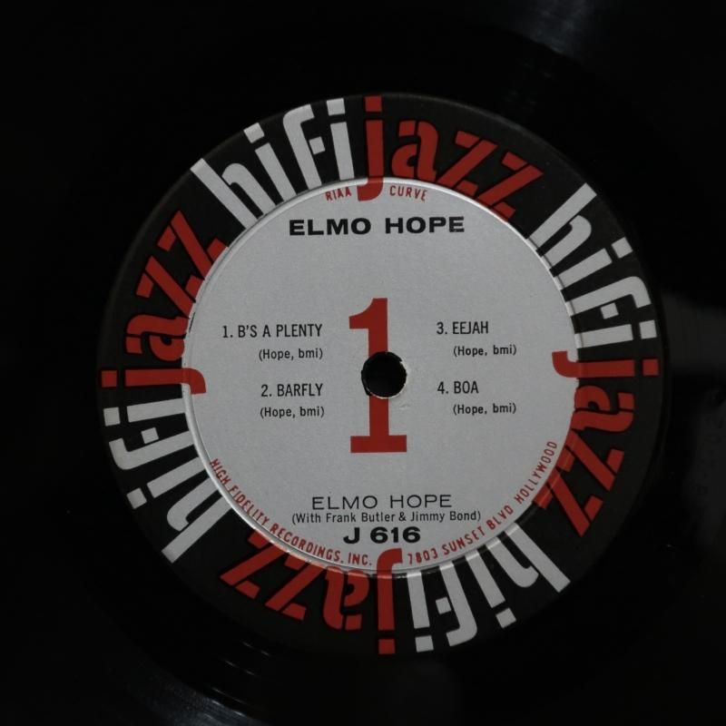 ELMO HOPE オリジナル HIFI JAZZ 