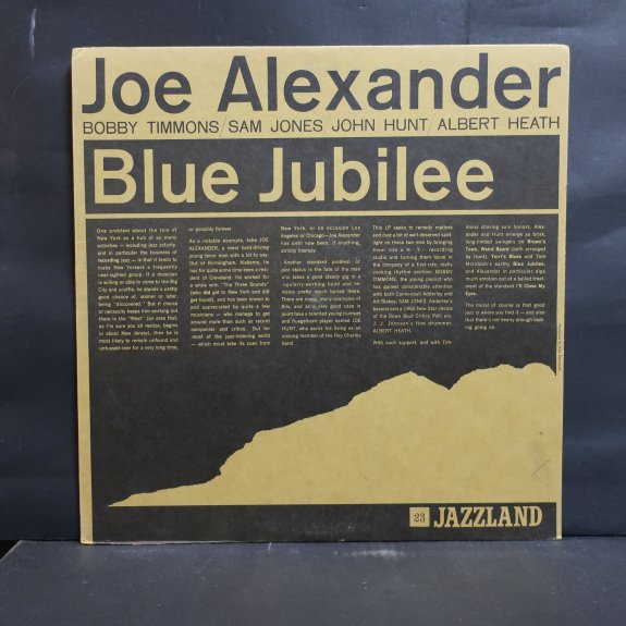 JOE ALEXANDER オリジナル JAZZLAND 