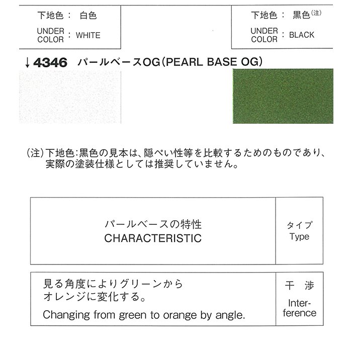 ロックペイント 051-4346 ロック ユニバーサルベース パールベースOG 塗料・塗装用具の[e-koei]