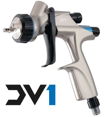 デビルビス DV1 ベースコートスプレーガン (エアキャップ: DV1-B デビルビス DV1 ベースコートスプレーガン (エアキャップ: DV1-B