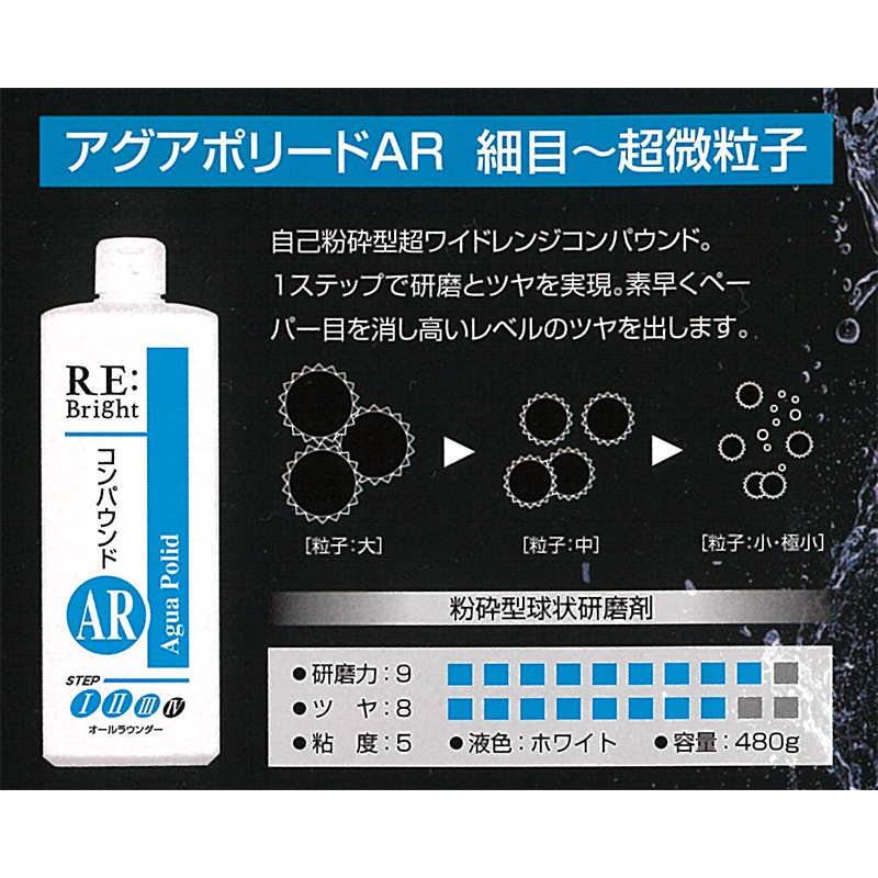 ロック商事 | RE:Bright AguaPolid AR 480g - 塗料・塗装用具の ロック商事 | RE:Bright AguaPolid AR 480g - 塗料・塗装用具の