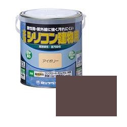 ロックペイント / H11-1117 水性シリコン建物用 うすチョコレート 0.7L - 塗料・塗装用具の[e-koei]