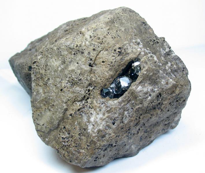 ハーキマーダイヤモンド水晶 母岩付き☆ニューヨーク産F502 - 水晶