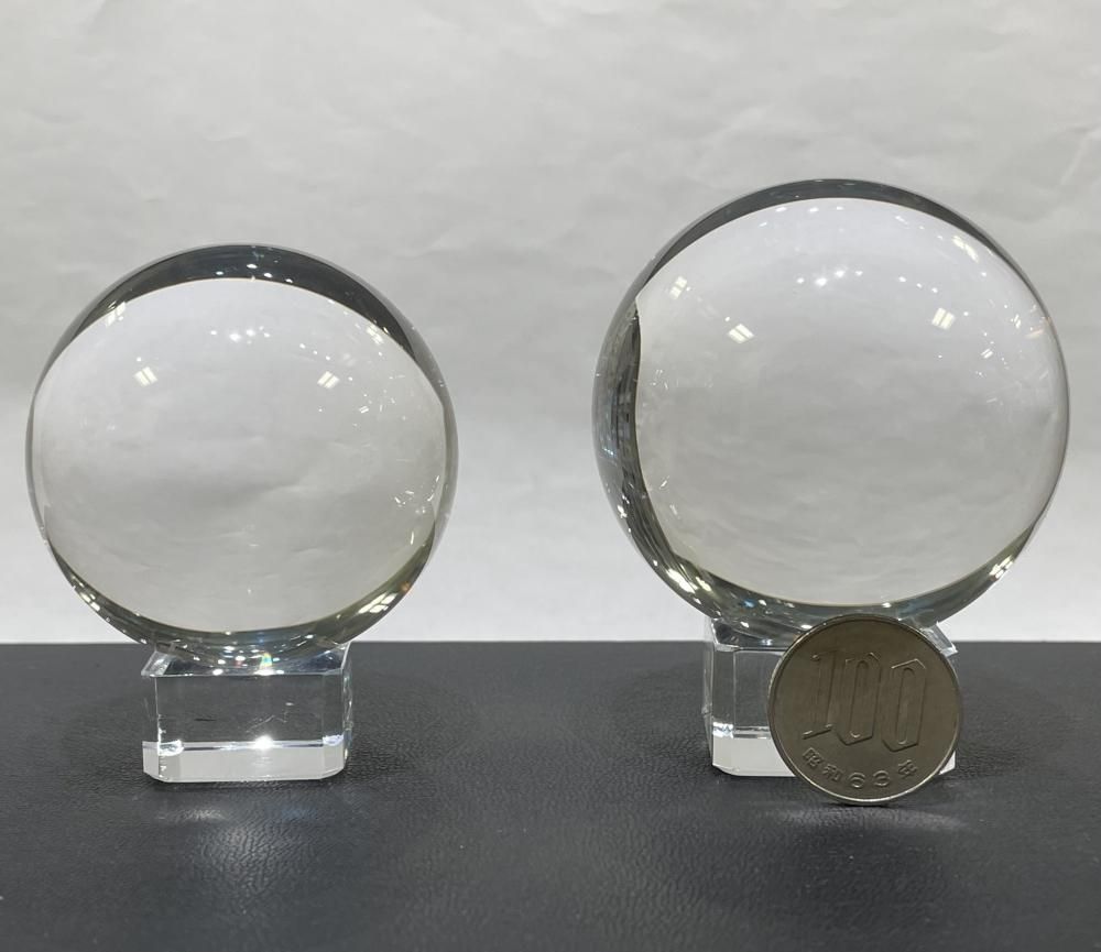 AAA無色透明！最高級天然本水晶玉☆53mm - 水晶・天然石