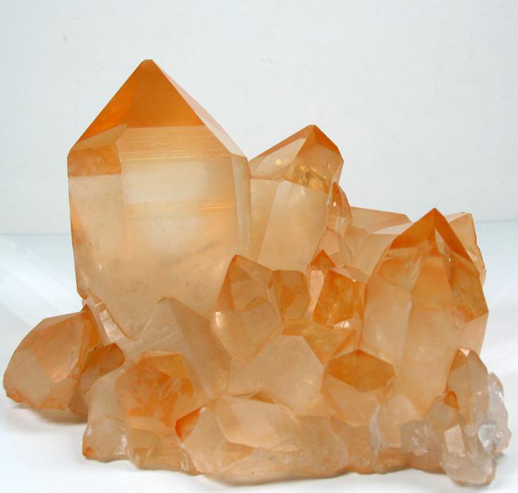 レムリアンシードクリスタル オレンジ色 天然石-