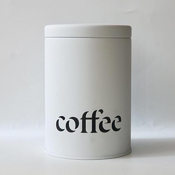 白のCOFFEE缶 ( 小 )<img class='new_mark_img2' src='https://img.shop-pro.jp/img/new/icons5.gif' style='border:none;display:inline;margin:0px;padding:0px;width:auto;' />