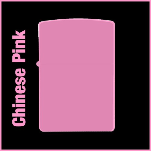 【オリジナルジッポー製作】zippoライター #200　Chinese Pink（チャイニーズピンク） - オリジナルZIPPO製作　 デザイナーとマンツーマンで１本から作る！