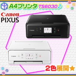 プリンタ canon PIXUS TS6030 複合機 A4 ハガキ 印刷 Wi-Fi キャノン