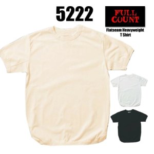 フルカウント FULL COUNT Tシャツ 5222 半袖 無地 カットソー トップス インナー TEE フラットシーム ヘビーウェイト メンズ  アメカジ 日本製 新色 - 京都のアメカジ通販ラグタイム【スマフォ用】