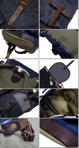 WAREHOUSE ウエアハウス ウェアハウス 5211 「DENIM BACKPACK」 デニムバックパック リュック ヴィンテージ 鞄 カバン -  京都のアメカジ通販ラグタイム【スマフォ用】