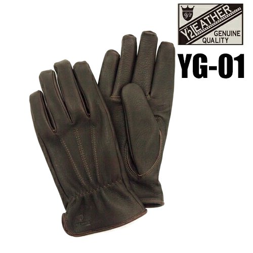 Y'2 LEATHER ワイツーレザー レザーグローブ YG-01 ディアスキン