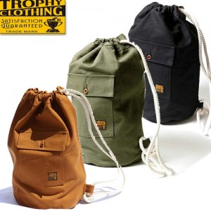 トロフィークロージング TROPHY CLOTHING TR-B21 HOBO BAG 鞄 ホーボーバッグ ショルダーバッグ 斜め掛け 帆布 肩掛け  旅行 アウトドア アメカジ バイカー プレゼント - 京都のアメカジ通販ラグタイム【スマフォ用】