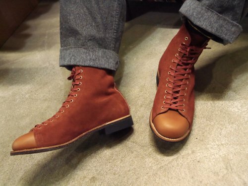 ORGUEIL(オルゲイユ) OR-7222A Leather Hi-Top Shoes レザー ハイ