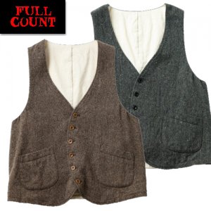 フルカウント FULL COUNT 2012 ベスト Classic Wool Peasant Gilet ...