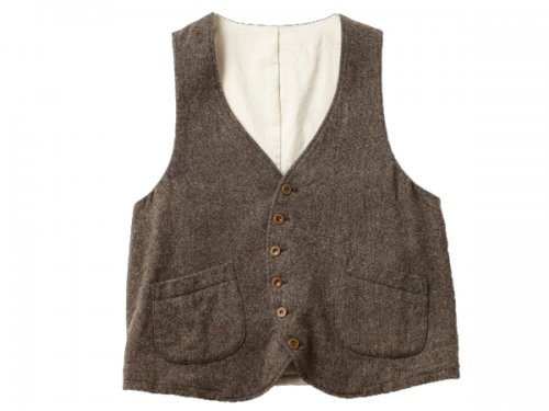 フルカウント FULL COUNT 2012 ベスト Classic Wool Peasant Gilet ...