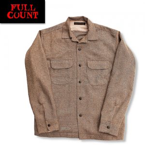 フルカウント FULL COUNT シャツ 4063 Tweed Open Collar Shirt