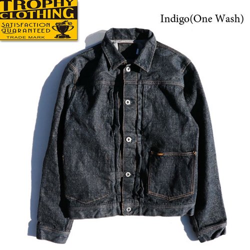 トロフィークロージング TROPHY CLOTHING ジージャン 2605 15TH DIRT DENIM JACKET  15周年アニバーサリーダートデニムジャケット アメカジ Gジャン 日本製 - 京都のアメカジ通販ラグタイム【スマフォ用】