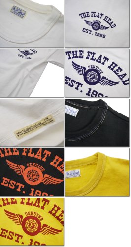 THE FLAT HEAD フラットヘッド Tシャツ FN-THC-002 フライングホイール