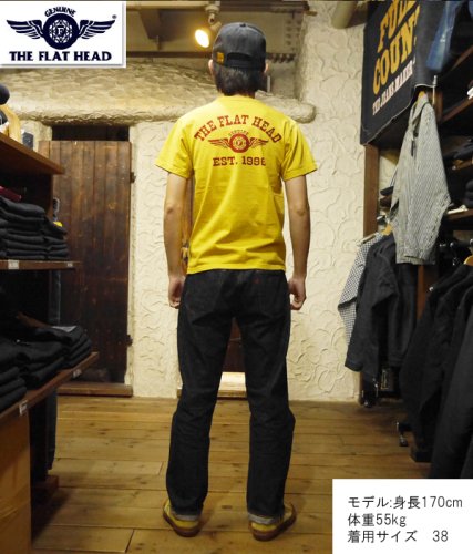 THE FLAT HEAD フラットヘッド Tシャツ FN-THC-002 フライングホイール