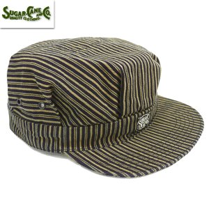 SUGAR CANE シュガーケーン SC02703 11oz. BROWN LIBERTY STRIPE WORK