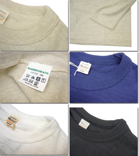 ウエアハウス WAREHOUSE ロングスリーブTシャツ Lot 5906 CREW NECK TEE Tシャツ ロンT 無地 カットソー  ヴィンテージ メンズ アメカジ - 京都のアメカジ通販ラグタイム【スマフォ用】