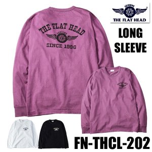 FLAT HEAD フラットヘッド ロンT FN-THCL-202 フライングホイール Tシャツ ロングスリーブ 長袖 プリント フラットシーマ  アメカジ定番 2023年新作 - 京都のアメカジ通販ラグタイム【スマフォ用】