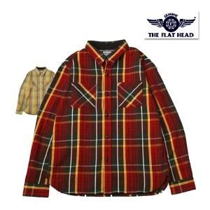 【SALE20%OFF】THE FLAT HEAD（フラットヘッド）FN-SNR-004L　チェック ネルシャツ　長袖 フランネル アメカジ  ヴィンテージ 2022年新作 - 京都のアメカジ通販ラグタイム【スマフォ用】