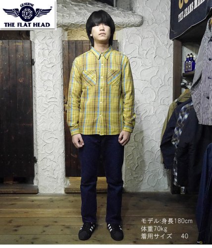 SALE20%OFF】THE FLAT HEAD（フラットヘッド）FN-SNR-004L チェック