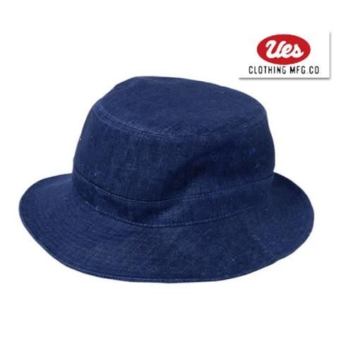 UES ウエス リネンバケットハット 82BH 帽子 リネン デニム インディゴ 12.5oz 通気性 小物 プレゼント 日本製 メンズ アメカジ  2023年 - 京都のアメカジ通販ラグタイム【スマフォ用】