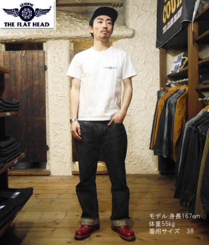 フラットヘッド THE FLAT HEAD Tシャツ FN-THC-035 THE FLAT HEAD 丸胴