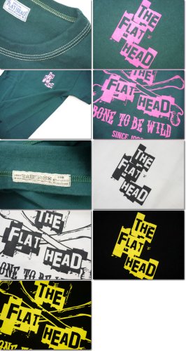 フラットヘッド THE FLAT HEAD Tシャツ FN-THC-036 「BONE TO BE WILD