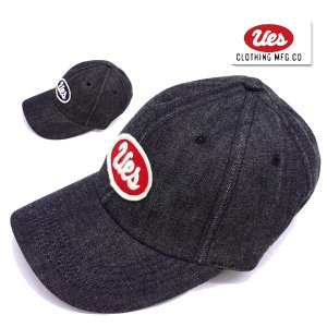 UES ウエス ブラックデニム キャップ 82BDC UES CAP 帽子 ベースボールキャップ ロゴ ワッペン 濃色 硫化ブラック 黒 経年変化  アメカジ プレゼント 小物 定番 メンズ - 京都のアメカジ通販ラグタイム【スマフォ用】