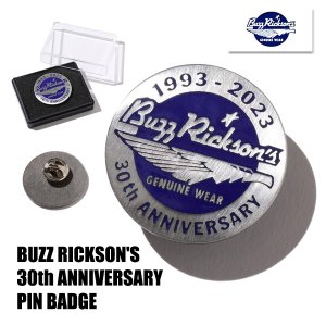 バズリクソンズ BUZZ RICKSONS ピンバッチ BR02746 30周年 記念 