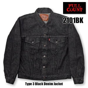 フルカウント FULL COUNT ブラックデニムジャケット 2101BK 13.7oz Gジャン サード 3rd ワンウォッシュ アメカジ メンズ  新作 2023年 - 京都のアメカジ通販ラグタイム【スマフォ用】