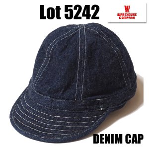 ウエアハウス WAREHOUSE 帽子 デニムキャップ Lot 5242 DENIM 