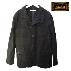 オルゲイユ ORGUEIL ブラックチェックジャケット OR-4276 Black Check Jacket サックジャケット ヴィンテージ  クラシカル フレンチ コットン アメカジ 2023年 新作 - 京都のアメカジ通販ラグタイム【スマフォ用】