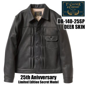 Y'2 LEATHER ワイツーレザー ジャケット DB-140-25SP 25周年 DEER SKIN 