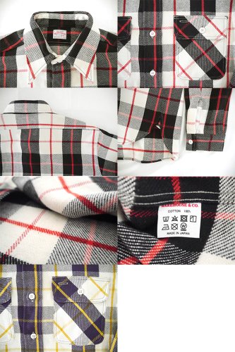 ウエアハウス WAREHOUSE ネルシャツ Lot 3104 フランネルシャツ FLANNEL SHIRTS B柄 チェック 長袖 2023年新作  - 京都のアメカジ通販ラグタイム【スマフォ用】