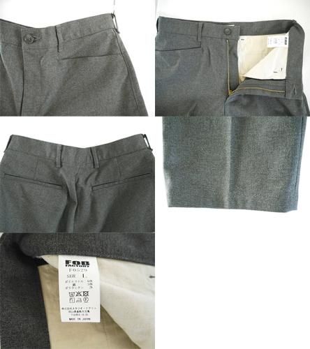 FOB FACTORY エフオービーファクトリー ワイドトラウザーズ FOB FACTORY エフオービーファクトリー ワイドトラウザーズ