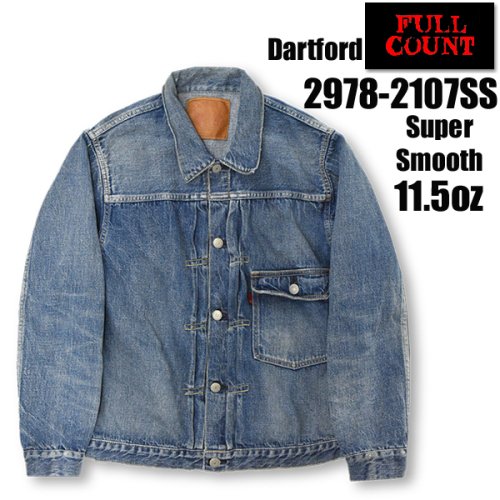 フルカウント FULL COUNT デニムジャケット 2978-2107SS Dartford 11.5oz 1st Gジャン ヴィンテージ アメカジ  メンズ 日本製 - 京都のアメカジ通販ラグタイム【スマフォ用】